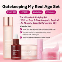 Gatekeeping My Real Age Set — 5-Step Korean Longevity Routine with PDRN, Volufiline & NAD+ EGF
