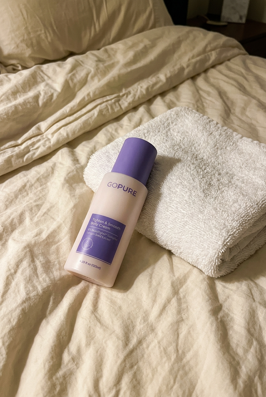 goPure Belly Firming Cream — Tighten & Smooth for Stretch Marks, 4.25 fl oz
