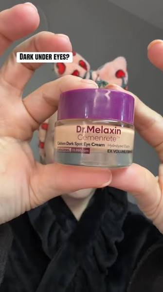 Dr.Melaxin Calcium Dark Spot Eye Cream 15g — Niacinamide & Calcium Gluconate for Dark Circles, Under-Eye Bags & Sagging