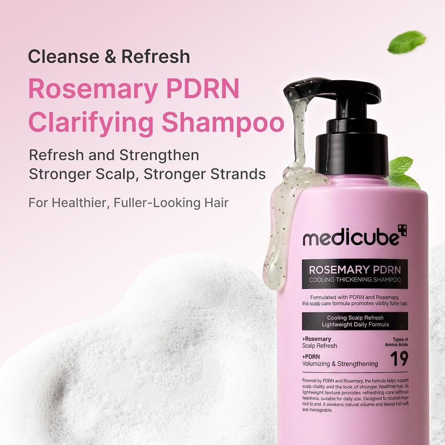 medicube Rosemary PDRN Hair Care Set – Shampoo, Conditioner & Cooling Scalp Serum